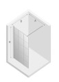New Trendy New Modus White kabina walk-in 130x200 szkło 8mm, krata biały mat EXK-2217 rysunek techniczny