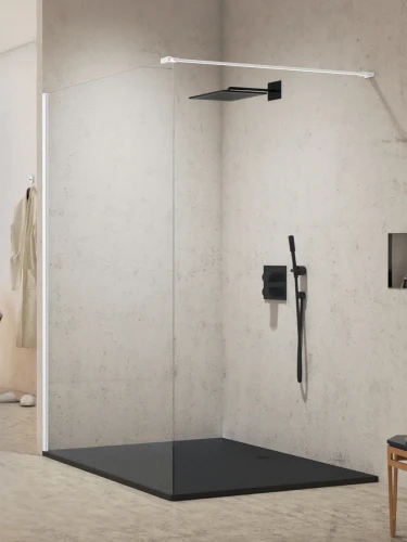 New Trendy New Modus White kabina walk-in 100x200 szkło 8mm, profil biały mat EXK-2204