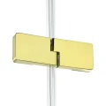 New Trendy Eventa Gold Shine kabina prysznicowa prostokątna 120x90 cm, prawe kolor złoty połysk (gold shine) EXK-4745