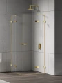 New Trendy Eventa Gold Shine kabina prysznicowa prostokątna 120x110 cm, kolor złoty połysk (gold shine) EXK-4772
