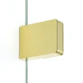 New Trendy Eventa Gold Shine kabina prysznicowa prostokątna (przyścienna) 80x90 cm, lewa kolor złoty połysk (gold shine) EXK-4794
