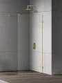 New Trendy Eventa Gold Shine kabina walk-in 90x200 cm, kolor złoty połysk (gold shine) EXK-4840
