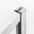 New Trendy New Corrina drzwi prysznicowe wnękowe 100x195cm, pojedyncze drzwi przesuwne kolor chrom D-0089A