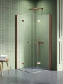 Kabina prysznicowa New Trendy New Soleo Copper Brushed 90x80cm kolor miedź szczotkowana (Copper Brushed) K-2084