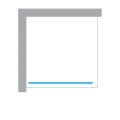 New Trendy New Soleo kabina walk-in 70x195cm, uchylne kolor chrom K-0457 rysunek techniczny