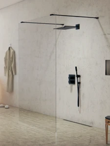 New Trendy New Modus Black kabina walk-in  120x200cm,   czarny-mat EXK-5603