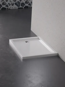 New Trendy New Cantare brodzik 140x90 cm prostokątny biały B-0447