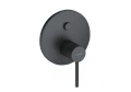 Bateria Kludi Bozz Push&Switch 386593976, kolor czarny-mat