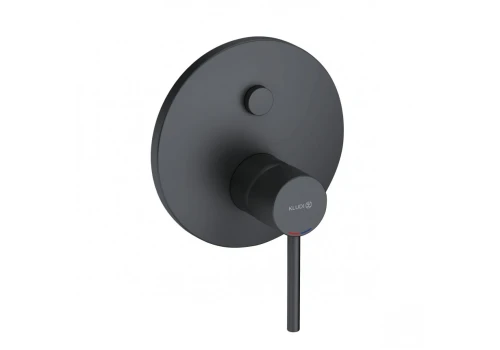 Bateria Kludi Bozz Push&Switch 386593976, kolor czarny-mat