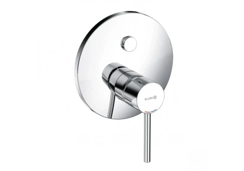 Bateria Kludi Bozz Push&Switch 386590576, kolor chrom