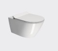 Miska WC z deską GSI Kube X 941511+MS86CSN11, kolor biały