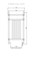 Imers PINEA grzejnik dekoracyjny 530 x 1000 mm 0522
