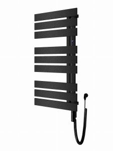 Instal Projekt Nameless Electro grzejnik łazienkowy elektryczny 930x500mm moc 300W, kolor czarny/black structure NAME-50/90C33+GH-03C2