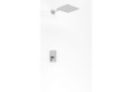 Kohlman Excelent zestaw prysznicowy podtynkowy z deszczownicą 20cm, kolor chrom QW220HQ20