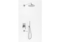Kohlman Experience zestaw podtynkowy wannowy z deszczownicą,40cm, kolor chrom QW211ER40