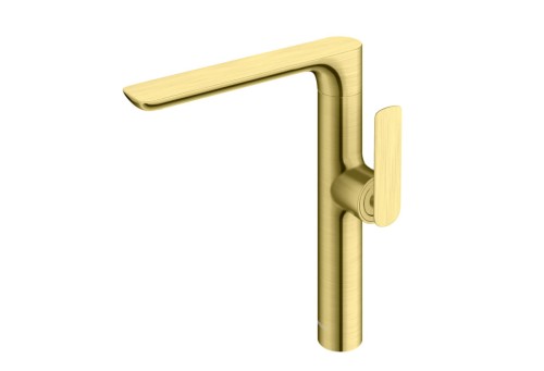 Bateria umywalkowa wysoka Kohlman Experience Gold Brushed QB175EGDB kolor złoty szczotkowany (gold brushed)