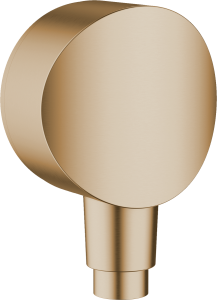 Hansgrohe FixFit przyłącze węża z zaworem zwrotnym i złączem, kolor brąz szczotkowany 26453140