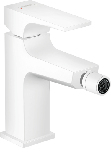 Hansgrohe Metropol bateria bidetowa z korkiem, kolor biały mat 32520700