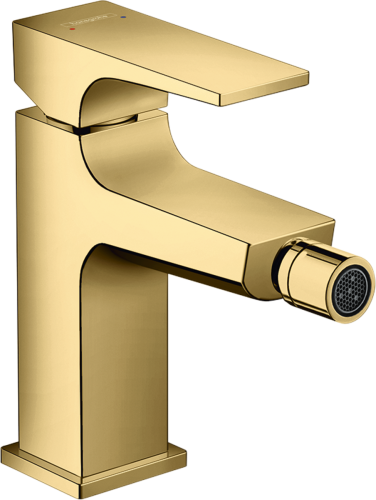 Hansgrohe Metropol bateria bidetowa z korkiem, kolor złoty optycznie polerowany 32520990