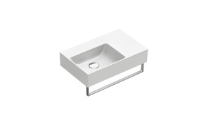 Catalano Verso umywalka wisząca 55x35, lewa komora kolor biały 155SZEUP00 