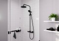 Hansgrohe Vernis Blend zestaw prysznicowy termostatyczny 200 EcoSmart, kolor czarny mat 26089670