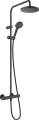 Hansgrohe Vernis Blend zestaw prysznicowy termostatyczny 200 EcoSmart, kolor czarny mat 26089670
