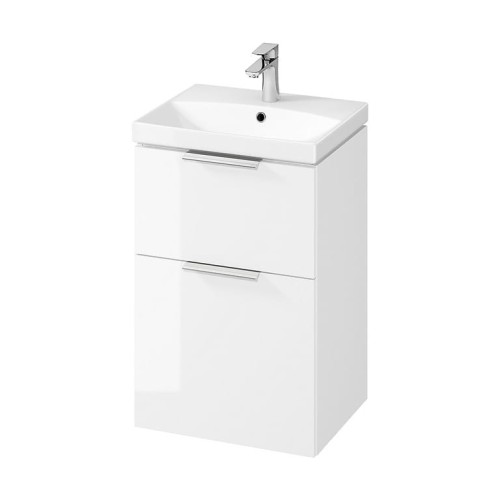 Zestaw Cersanit City szafka z umywalką 50cm, kolor biały S801-421