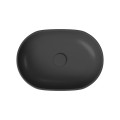 Cersanit Moduo umywalka nablatowa z cienkim rantem 50cm, owalna kolor antracyt mat K116-107
