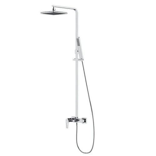 Cersanit Mille zestaw natryskowy natynkowy, kolor chrom S951-339