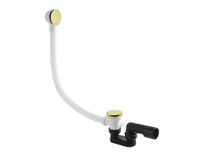 Vedo syfon wannowy z korkiem klik-klak kolor złoty połysk 266C/70/ZL