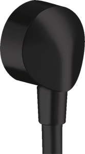 Hansgrohe FixFit przyłącze węża E z zaworem zwrotnym, kolor czarny mat 27454670