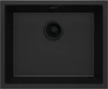 Deante Corda zlewozmywak granitowy 1 komorowy 55x46 cm, kolor czarny mat (nero) ZQA_N10C
