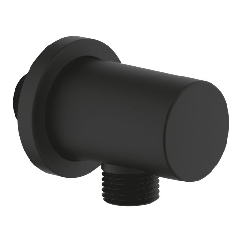 Kolanko przyłączeniowe Grohe 22118KF0 kolor czarny mat (phantom black)