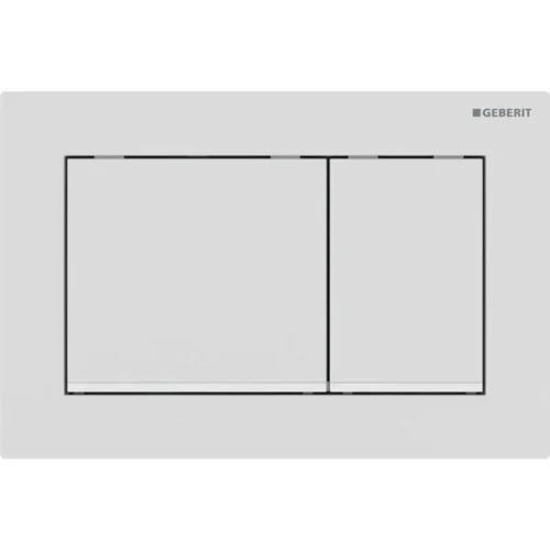 Geberit Omega30 przycisk spłukujący, kolor biały/biały mat 115.080.01.1