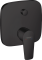 Hansgrohe Talis E bateria wannowa podtynkowa, kolor czarny mat 71474670