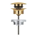 Grohe korek klik-klak do umywalki z przelewem, kolor złoty (cool sunrise) 65807GL0
