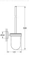Grohe Essentials szczotka WC, kolor złoty szczotkowany (brushed warm sunset) 40374DL1 rysunek techniczny