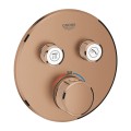 Grohe Grohtherm smartcontrol bateria termostatyczna do dwóch ujść wody, kolor złoty szczotkowany (brushed warm sunset) 29119DL0