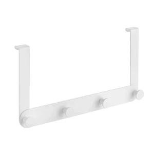 Laveo Miri wieszak poczwórny na kabinę prysznicową kolor biały ALM 615S