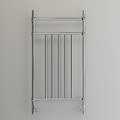 Grzejnik Imers Pinea 430x1000mm z możliwością podłączenia grzałki elektrycznej, chromowany 0510.EL