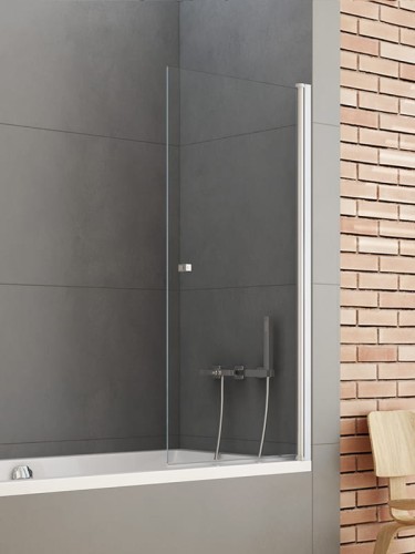 Parawan New Trendy New Soleo uchylny 70x140cm, szkło przejrzyste P-0024