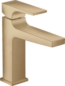 Hansgrohe Metropol Bateria umywalkowa 110, z korkiem Push-Open, kolor brąz szczotkowany 32507140