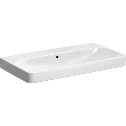 Geberit Smyle Square umywalka meblowa 90 cm, bez otworu, z przelewem, 500.250.01.1