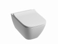 Geberit Smyle Square Rimfree 49cm zestaw miska z deską 500.379.01.1+500.688.01.1