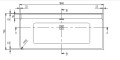 Villeroy&Boch Collaro wanna wolnostojąca narożna prawa 180x80 cm, kolor biały UBA180COR9CR00VD01 rysunek techniczny