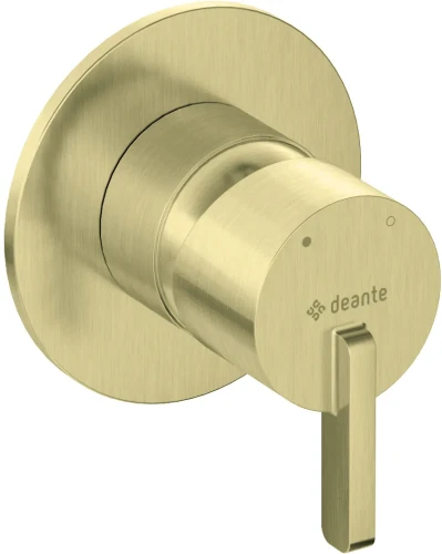 Deante Silia bateria prysznicowa podtynkowa bez przełącznika, kolor złoty szczotkowany BQS_R44L