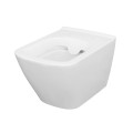 Cersanit City Square CleanOn miska WC wisząca bezrantowa z deską wolnoopadającą, kolor biały S701-405