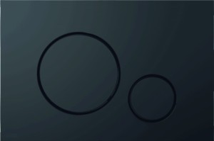 Aquaform Optima Circle przycisk spłukujący do stelaża podtynkowego, kolor  czarny mat DLP.J.OPTIMA-P.CIRCLE-BL