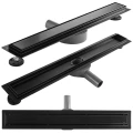 Rea Neox PRO odpływ liniowy odwracalny 80 cm, kolor czarny mat REA-G7803