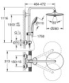 Grohe Euphoria system 260 zestaw natryskowy termostatyczny, kolor chrom 27296003